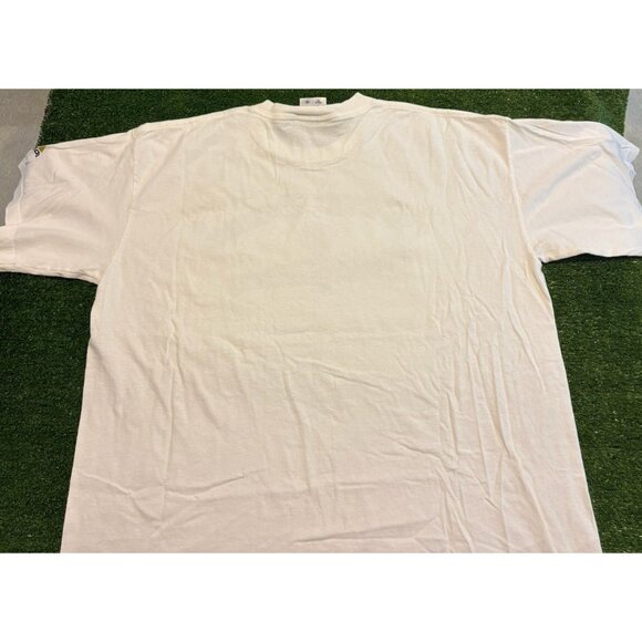 Vintage Notre Dame Fighting Irish shirt mens XL white adidas swimming diving S - Picture 7 of 11